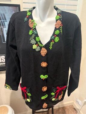 Vintage Storybook Knits Cardigan Sweater NWT